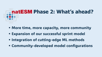 It’s official: natESM will receive 4 more years of funding🥳