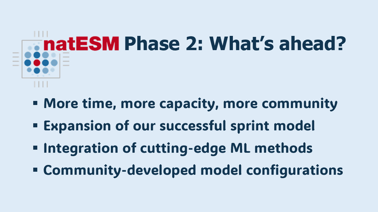 It’s official: natESM will receive 4 more years of funding🥳