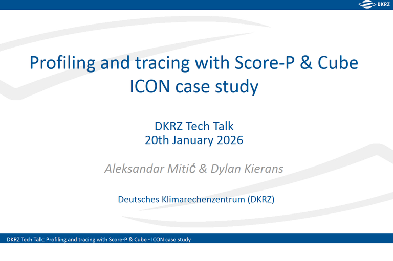 natESM-RSE Aleks Mitic presented DKRZ Tech Talk